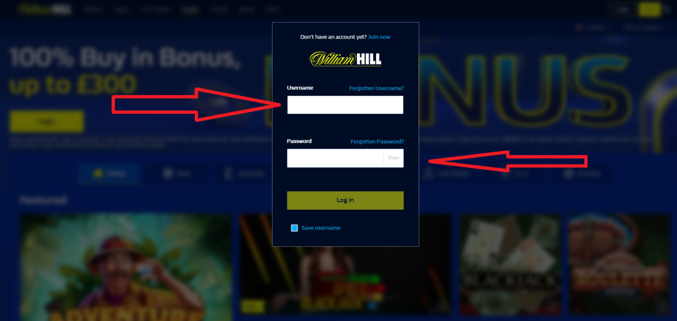 Naviguer sur la plateforme William Hill après l'inscription