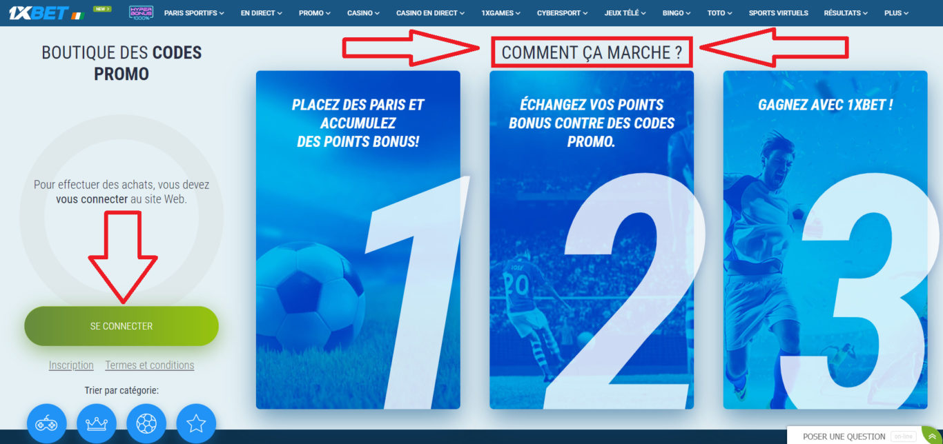 Comment Obtenir et Utiliser un Code Promo 1xBet